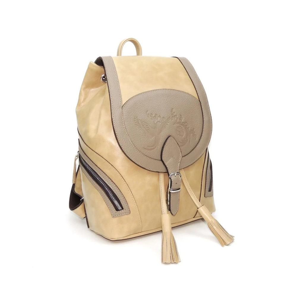 Рюкзак женский Natalia Kalinovskaya Р-50.652-5 Дениз бежевый Рюкзак женский Natalia Kalinovskaya Р-50.652-5 Дениз бежевый