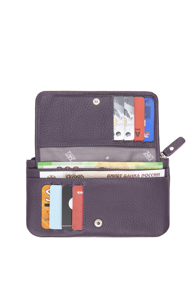 Кошелек Esse 78513 ИНКАНТО ЧЕРНИКА тиснение