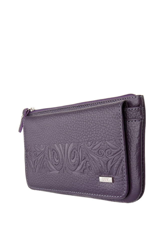 Кошелек Esse 78513 ИНКАНТО ЧЕРНИКА тиснение