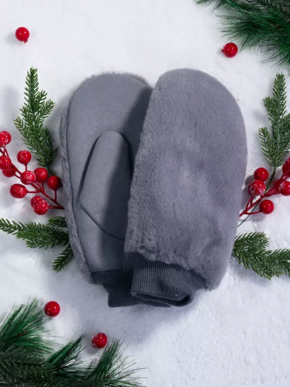 Варежки женские Baggins 0230 иск.мех Варежки женские Baggins 0230 иск.мех
