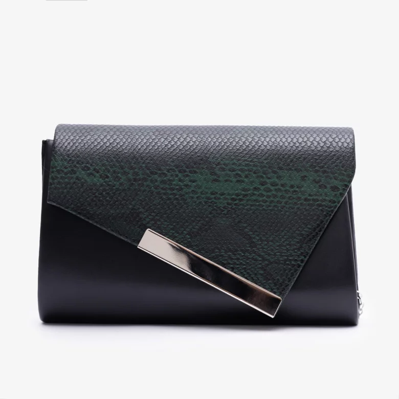 Клатч женский Funxilan 1704 black/green Клатч женский Funxilan 1704 black/green