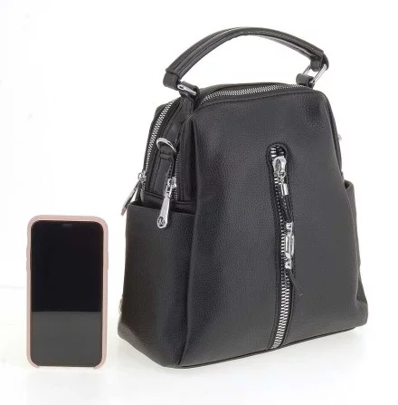 Сумка-рюкзак Valle Mitto 88308-1 black Сумка-рюкзак Valle Mitto 88308-1 black