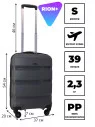 Чемодан для ручной клади из полипропилена Rion+, 460 18" Чемодан для ручной клади из полипропилена Rion+, 460 18"