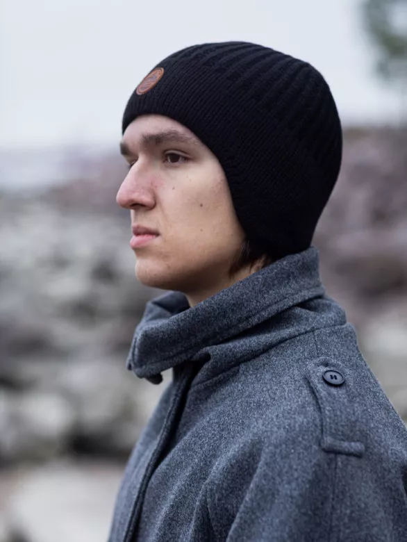Ушанка мужская 12770 MARHATTER чёрный (57-59)