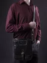Сумка мужская Baggins 1074 черная друид Сумка мужская Baggins 1074 черная друид