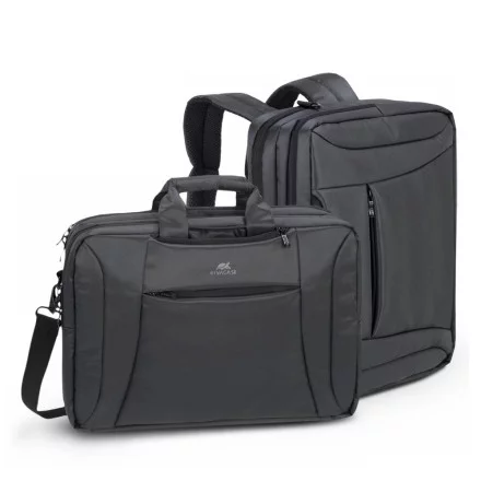 Сумка-трансформер для ноутбука 16", 8290 charcoal black Сумка-трансформер для ноутбука 16", 8290 charcoal black