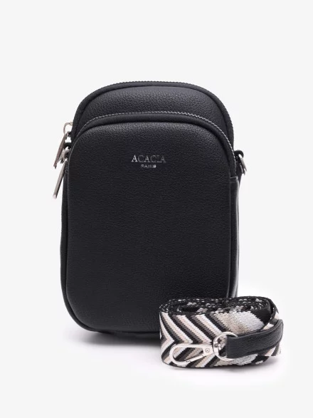 Сумка женская для телефона Acacia 24223 black Сумка женская для телефона Acacia 24223 black