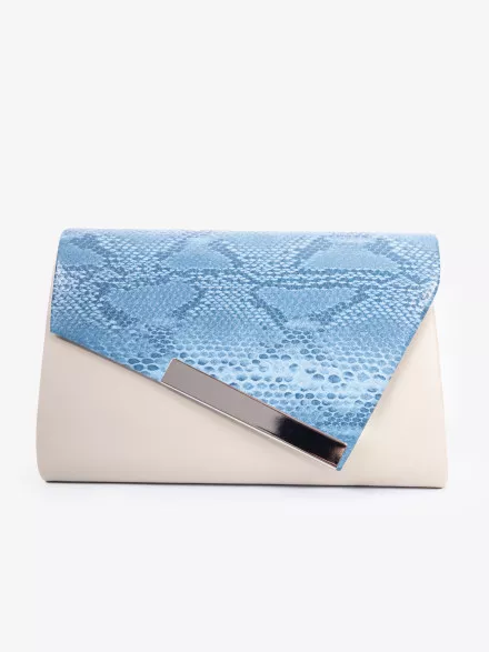 Клатч женский Funxilan 1704 beige/blue