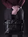 Сумка мужская Baggins 1015 черная пул ап(портфель) Сумка мужская Baggins 1015 черная пул ап(портфель)