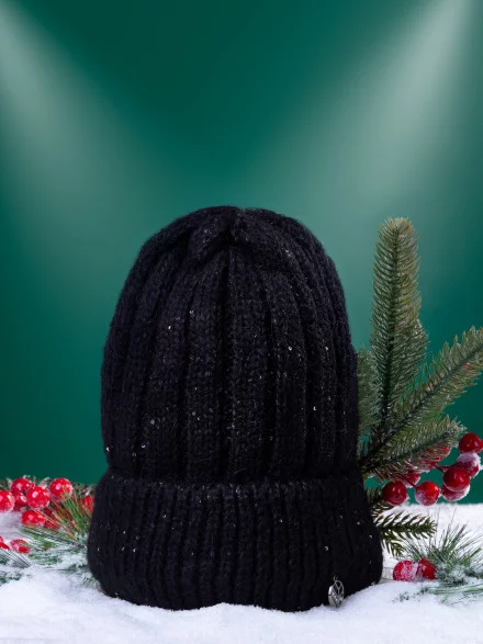 Шапка женская 12838/2 MARHATTER чёрный(56-58) Шапка женская 12838/2 MARHATTER чёрный(56-58)