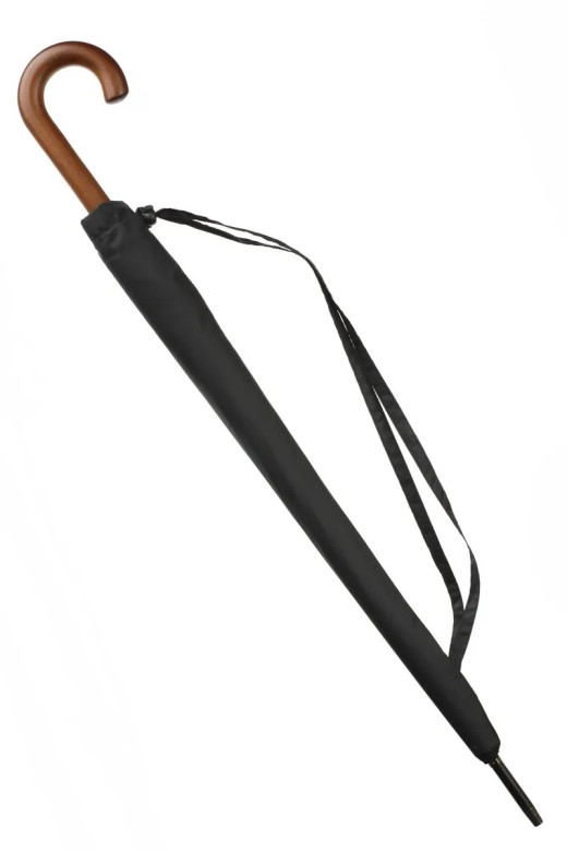 Зонт-трость семейный Pasio 135, 24 спицы, ручка крюк дерево Зонт-трость семейный Pasio 135, 24 спицы, ручка крюк дерево