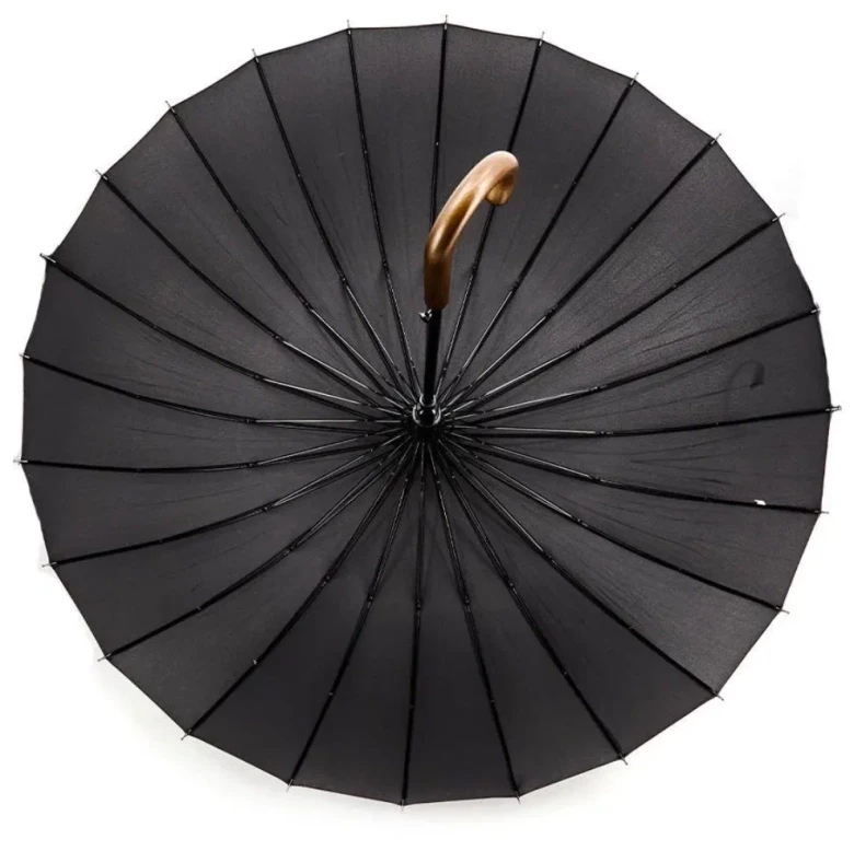 Зонт-трость семейный Pasio 135, 24 спицы, ручка крюк дерево Зонт-трость семейный Pasio 135, 24 спицы, ручка крюк дерево