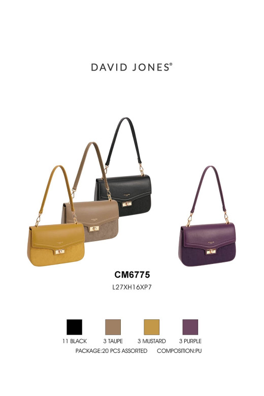 Сумка женская David Jones 6775 mustard