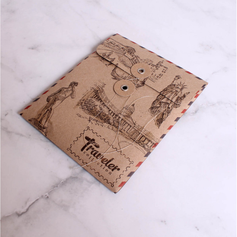 Портмоне мужское ПМ-432-1921 "Traveler" шоколад