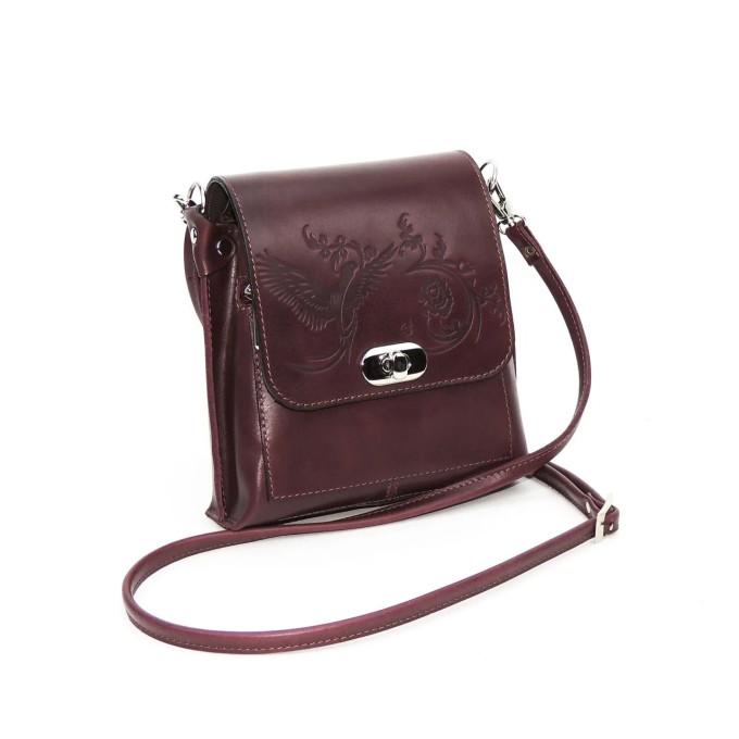 Сумка женская Natalia Kalinovskaya 76п.681 Джун бордо гладкая