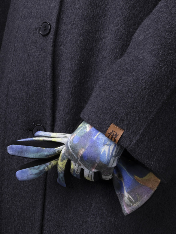 Перчатки женские Ангел 111-28 коты СПб