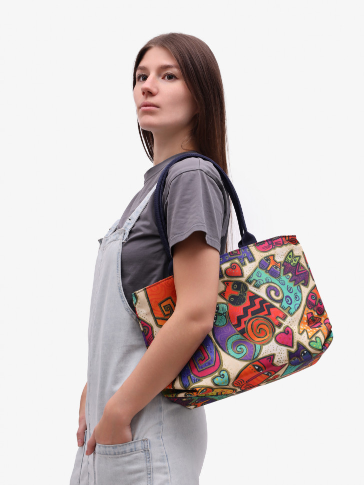 Сумка-шопер женская Voyage 1-56 кошки Сумка-шопер женская Voyage 1-56 кошки