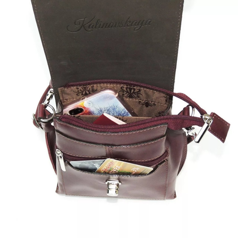 Сумка женская Natalia Kalinovskaya, С76т "Джун" бордо