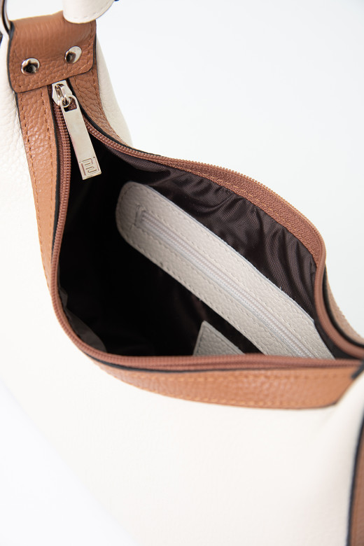 Сумка женская Protege Ц-511 бежевый/кэмел флотер Сумка женская Protege Ц-511 бежевый/кэмел флотер