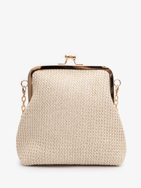 Клатч женский 2018 бежевый
