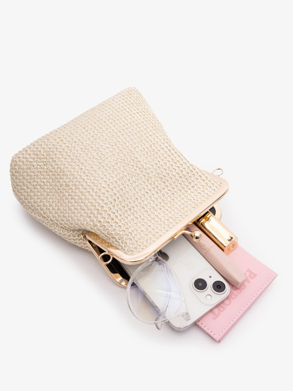 Клатч женский 2018 бежевый
