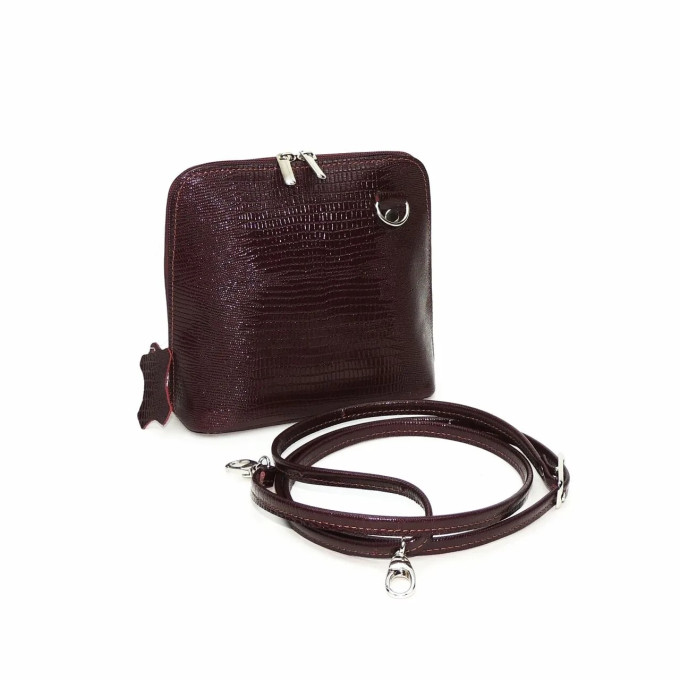 Сумка женская Natalia Kalinovskaya 83р.981 Ненси бордо рептилия
