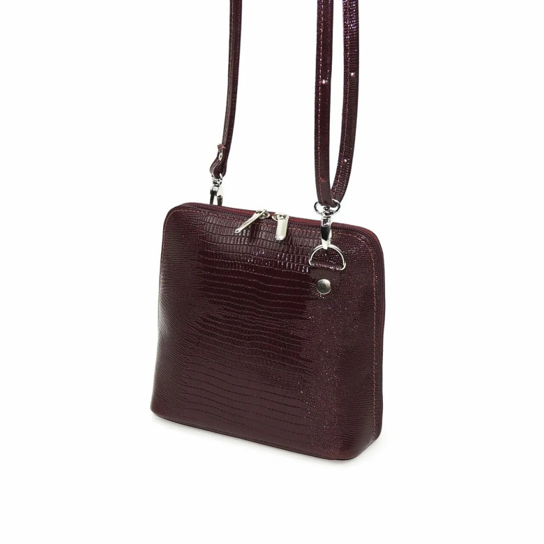 Сумка женская Natalia Kalinovskaya 83р.981 Ненси бордо рептилия