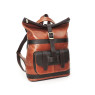 Сумка-рюкзак Natalia Kalinovskaya 54.602 Джойс рыжий/коричневый гладкая
