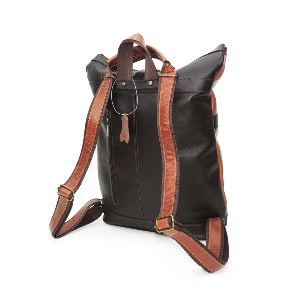 Сумка-рюкзак Natalia Kalinovskaya 54.602 Джойс рыжий/коричневый гладкая Сумка-рюкзак Natalia Kalinovskaya 54.602 Джойс рыжий/коричневый гладкая