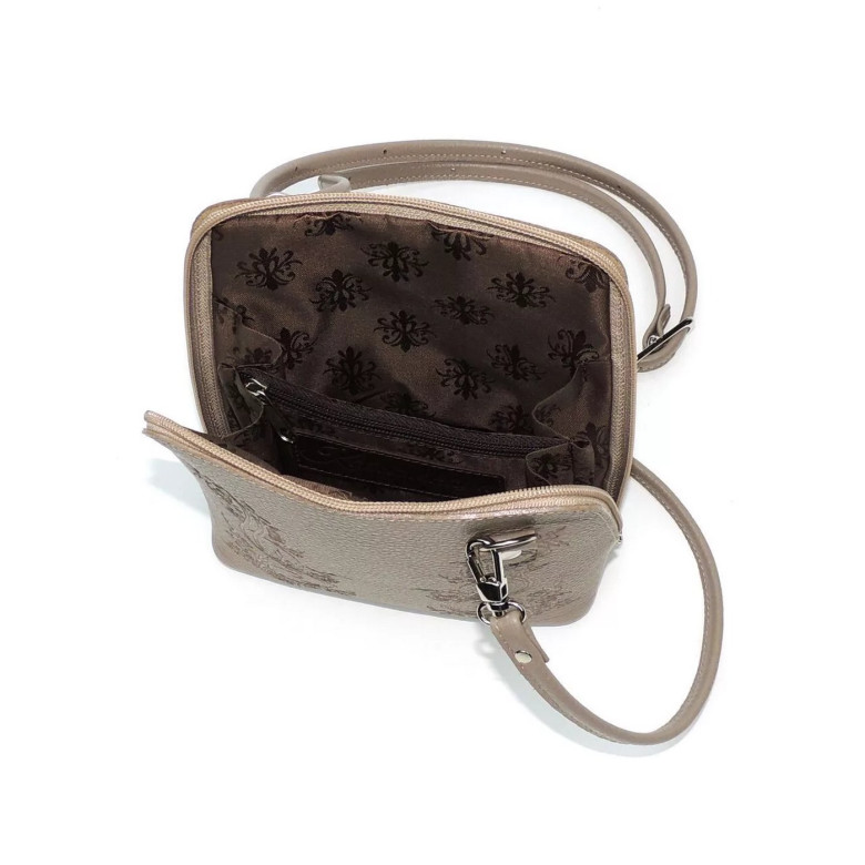 Женская кожаная сумка Natalia Kalinovskaya С83т "Вильма" капучино Женская кожаная сумка Natalia Kalinovskaya С83т "Вильма" капучино