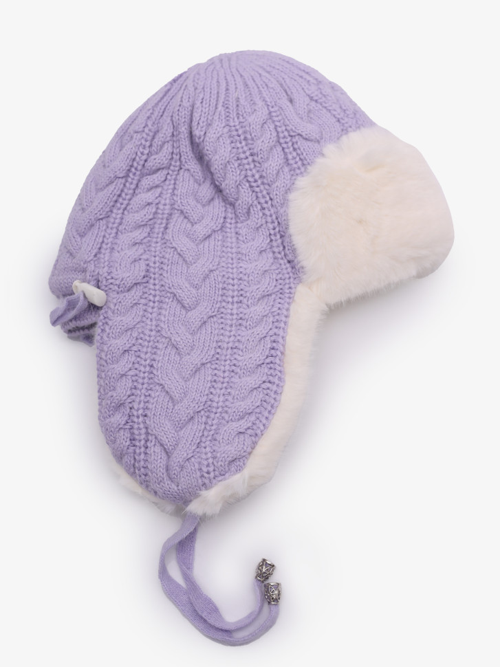 Ушанка Warm Goddess 2705 сирень Ушанка Warm Goddess 2705 сирень