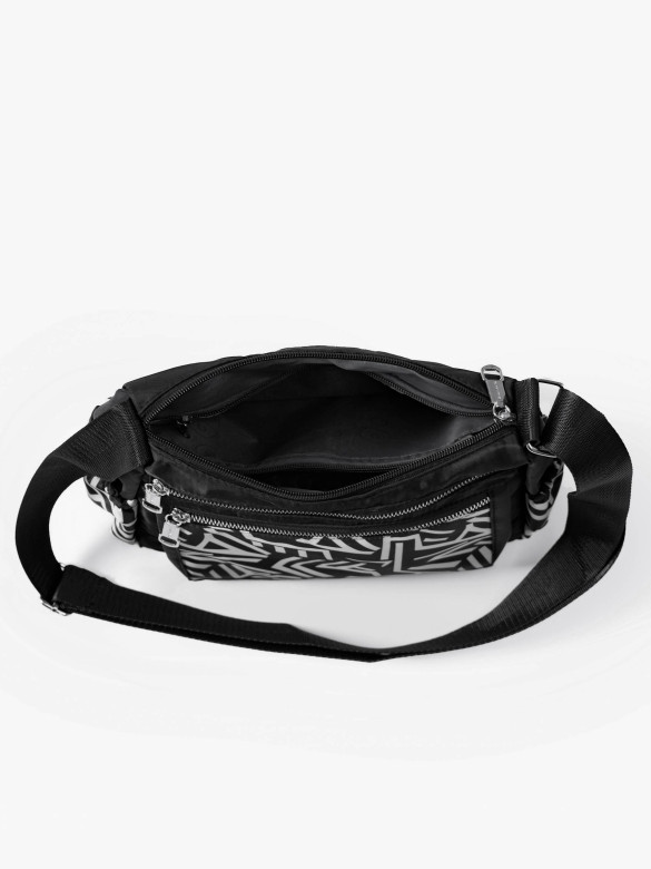 Сумка Ruilaisi, Б 1809 черная/белая