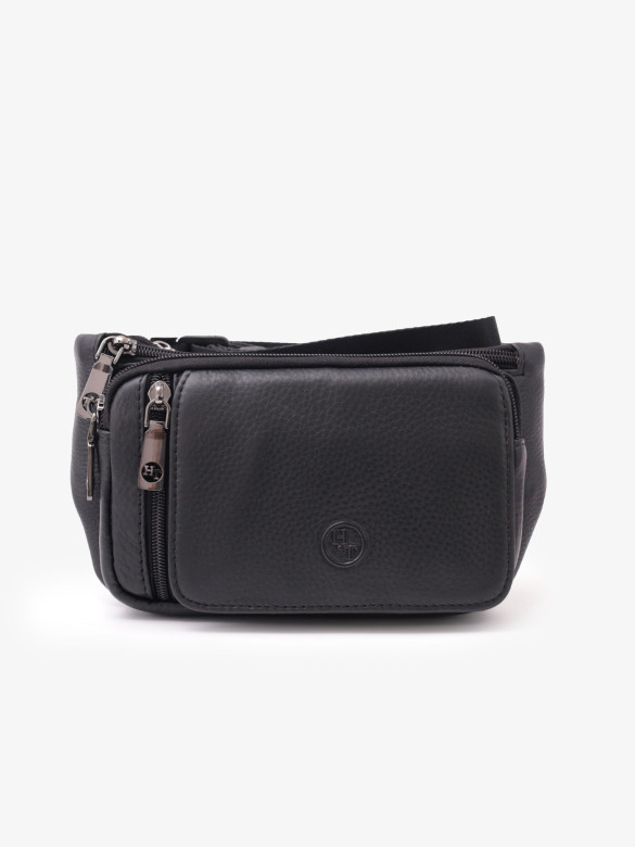Мужская сумка на пояс Hight Touch 8786-34 черная Мужская сумка на пояс Hight Touch 8786-34 черная