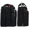 Мужская сумка раздвижная из текстиля Numanni 882 чёрная Мужская сумка раздвижная из текстиля Numanni 882 чёрная
