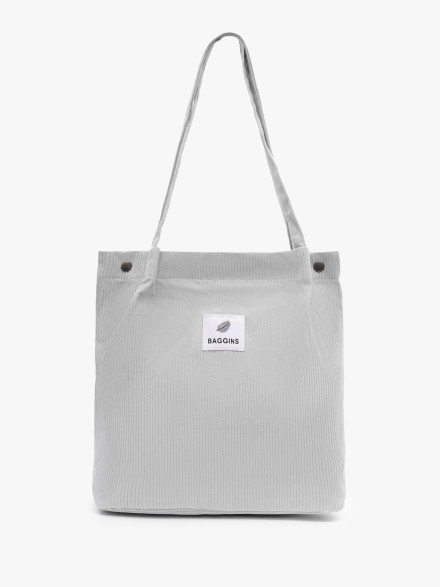 Сумка-шопер Baggins Б 6001 светло-серая Сумка-шопер Baggins Б 6001 светло-серая