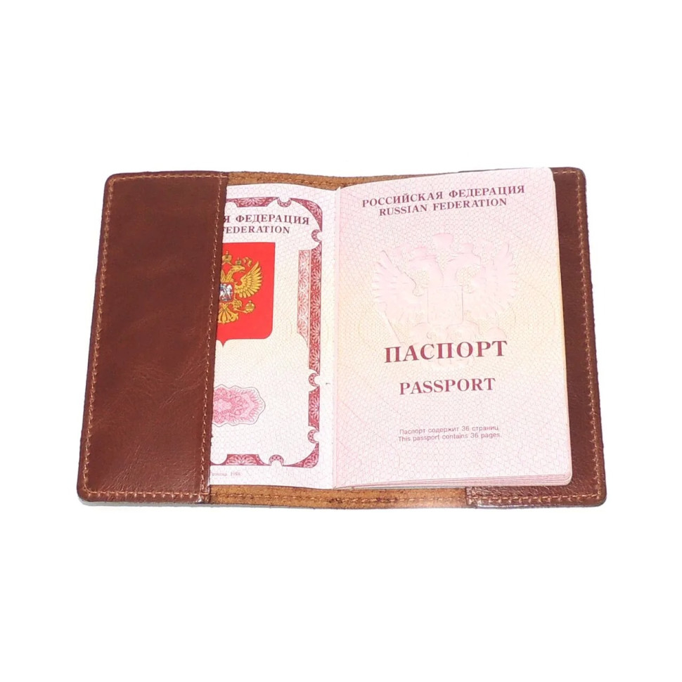 Обложка для паспорта Natalia Kalinovskaya Ое-60 енот рыжая