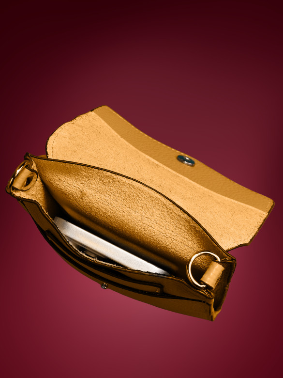 Сумка женская для телефона 5509 yellow Сумка женская для телефона 5509 yellow