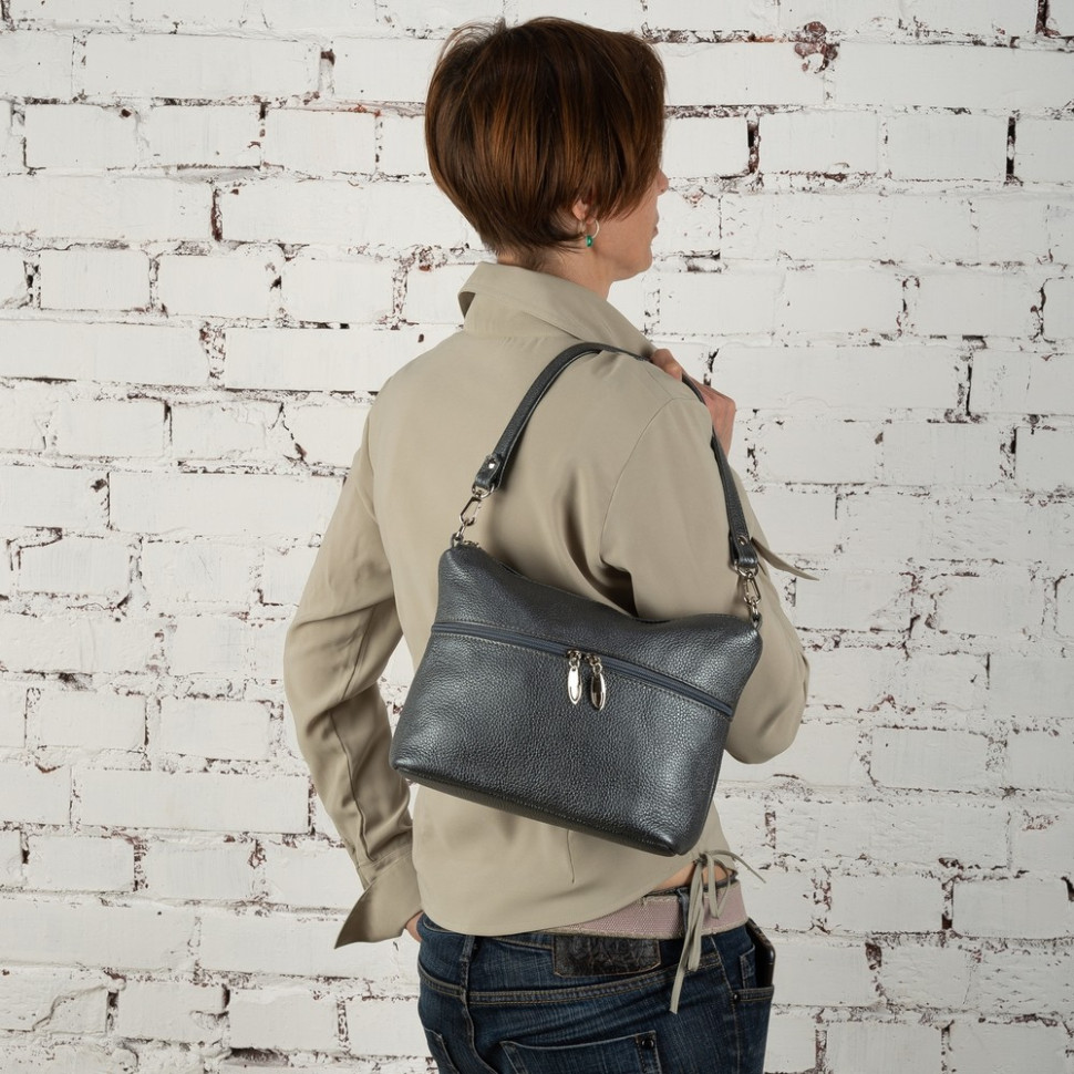 Сумка женская Sumkov 276 синяя флотер Сумка женская Sumkov 276 синяя флотер