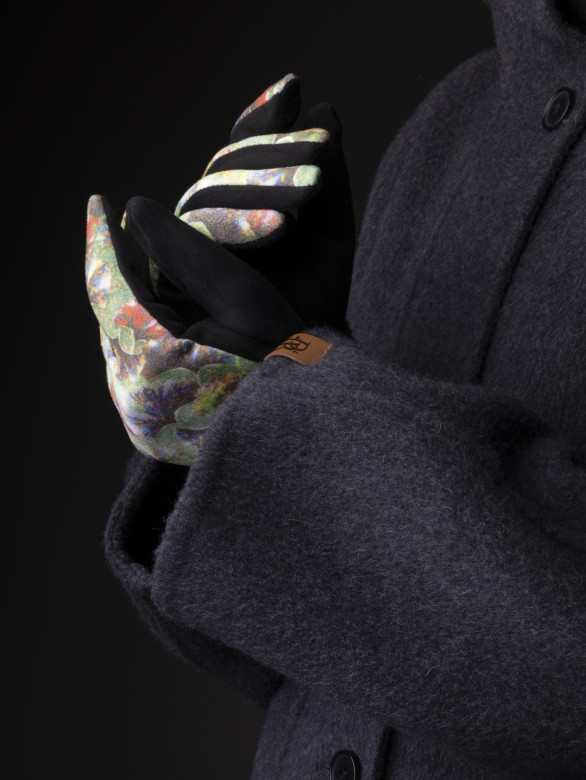 Перчатки женские Ангел 111-30 цветочные поля