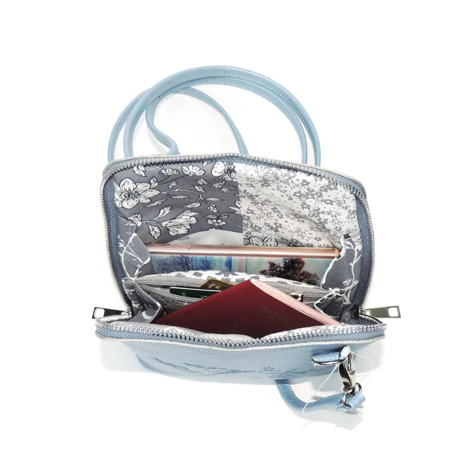 Сумка женская Natalia Kalinovskaya 83п.171 Ивон голубой перламутр Сумка женская Natalia Kalinovskaya 83п.171 Ивон голубой перламутр