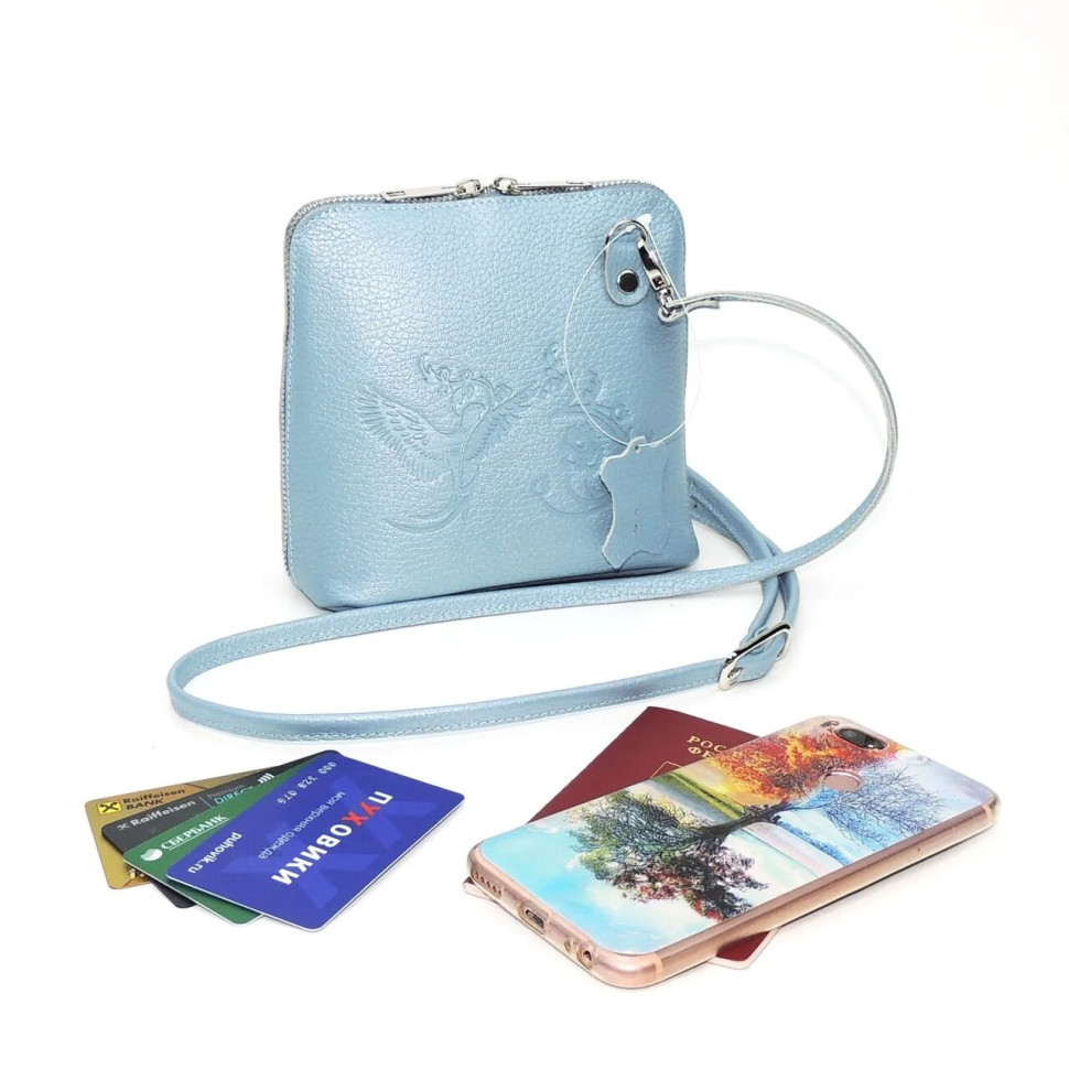 Сумка женская Natalia Kalinovskaya 83п.171 Ивон голубой перламутр Сумка женская Natalia Kalinovskaya 83п.171 Ивон голубой перламутр