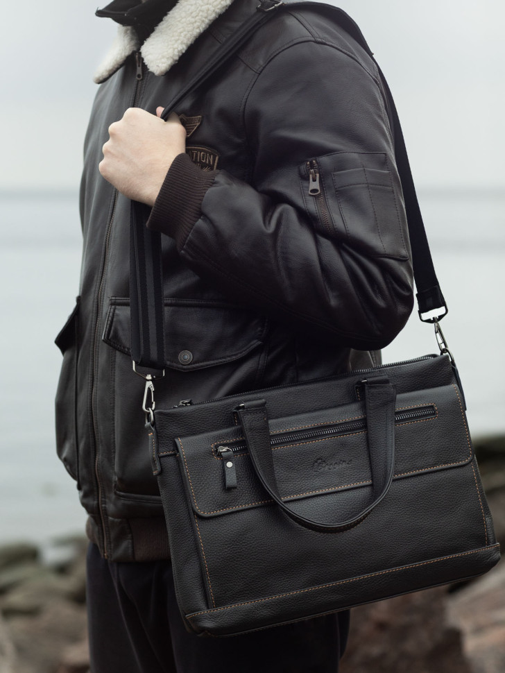 Сумка мужская Maxsimo Tarnavsky 1075 черная Сумка мужская Maxsimo Tarnavsky 1075 черная