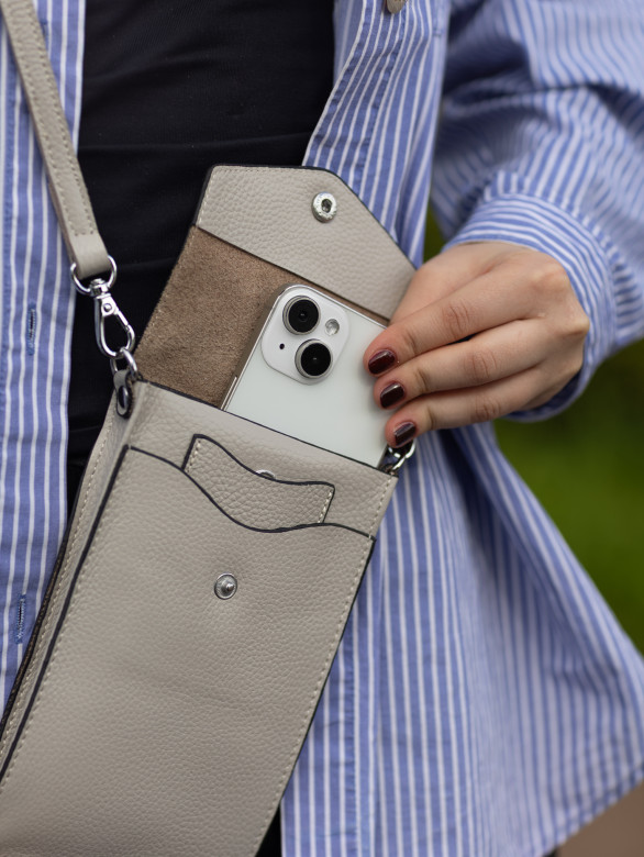 Сумка женская для телефона 5509 peal grey Сумка женская для телефона 5509 peal grey