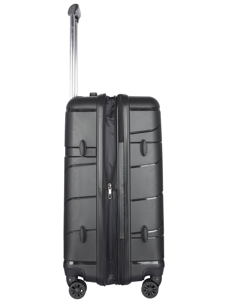 Чемодан RION+ 464 черный 24"