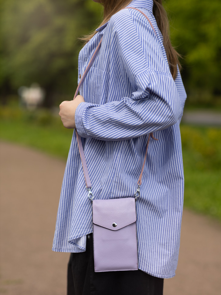 Сумка женская для телефона 5509 l.purple Сумка женская для телефона 5509 l.purple