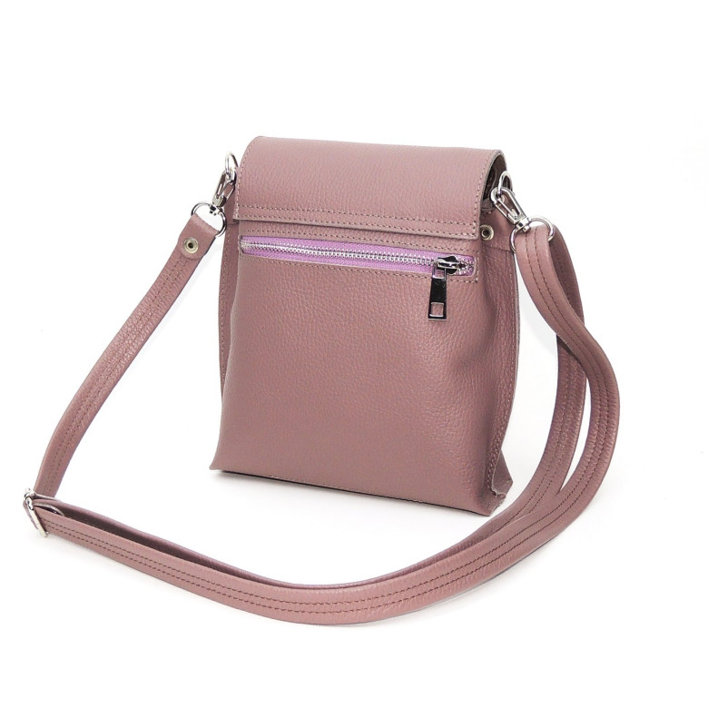 Женская кожаная сумка Natalia Kalinovskaya С86т "Рози" розовая