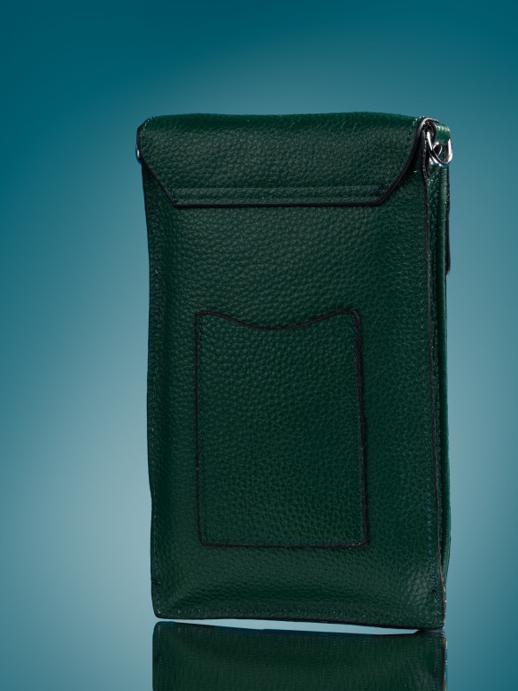 Сумка женская для телефона 5509 d.green Сумка женская для телефона 5509 d.green