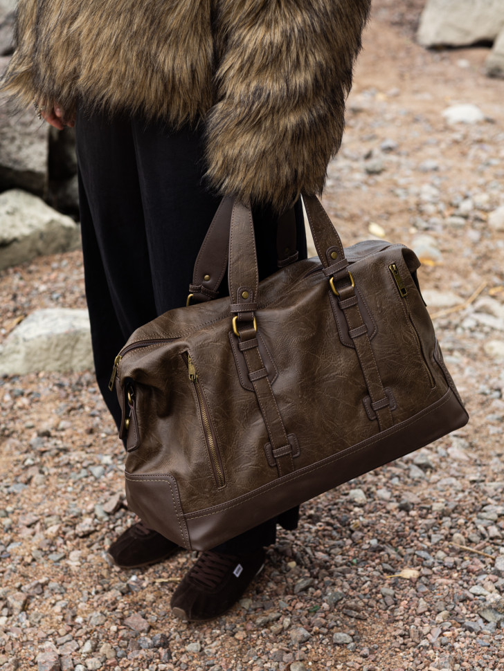 Сумка дорожная David Jones 2079-3 d.taupe Сумка дорожная David Jones 2079-3 d.taupe