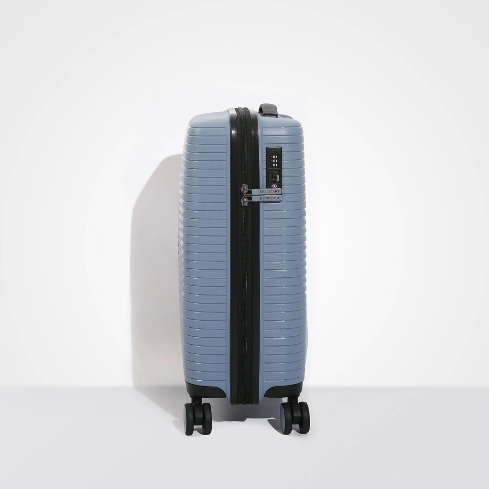 Чемодан Eberhart Eagle 50E-032 4 колеса серо-голубой Чемодан Eberhart Eagle 50E-032 4 колеса серо-голубой