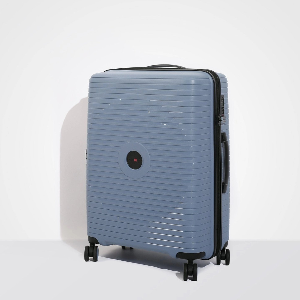 Чемодан Eberhart Eagle 50E-032 4 колеса серо-голубой Чемодан Eberhart Eagle 50E-032 4 колеса серо-голубой